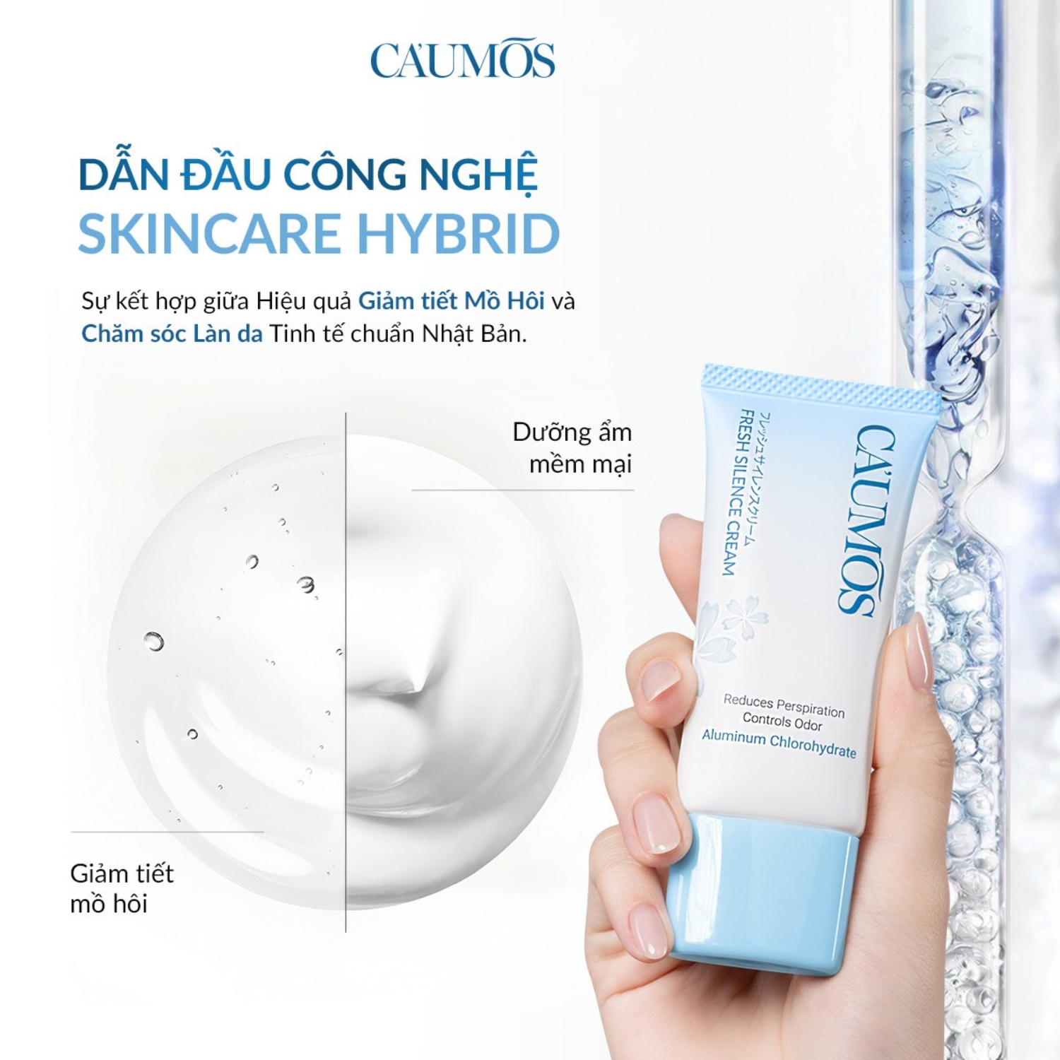 KEM BÔI NGĂN TIẾT MỒ HÔI TAY & CHÂN <br> <span> Caumos Fresh Silence Cream </span> - Ảnh 5