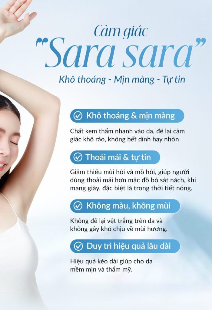 Caumos mang đến một cảm giác mới chưa từng có trong các sản phẩm khử mùi tại Việt Nam - Cảm giác Sara-sara